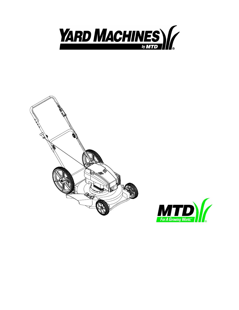 Yard Machines 509 User Manual | 20 pages