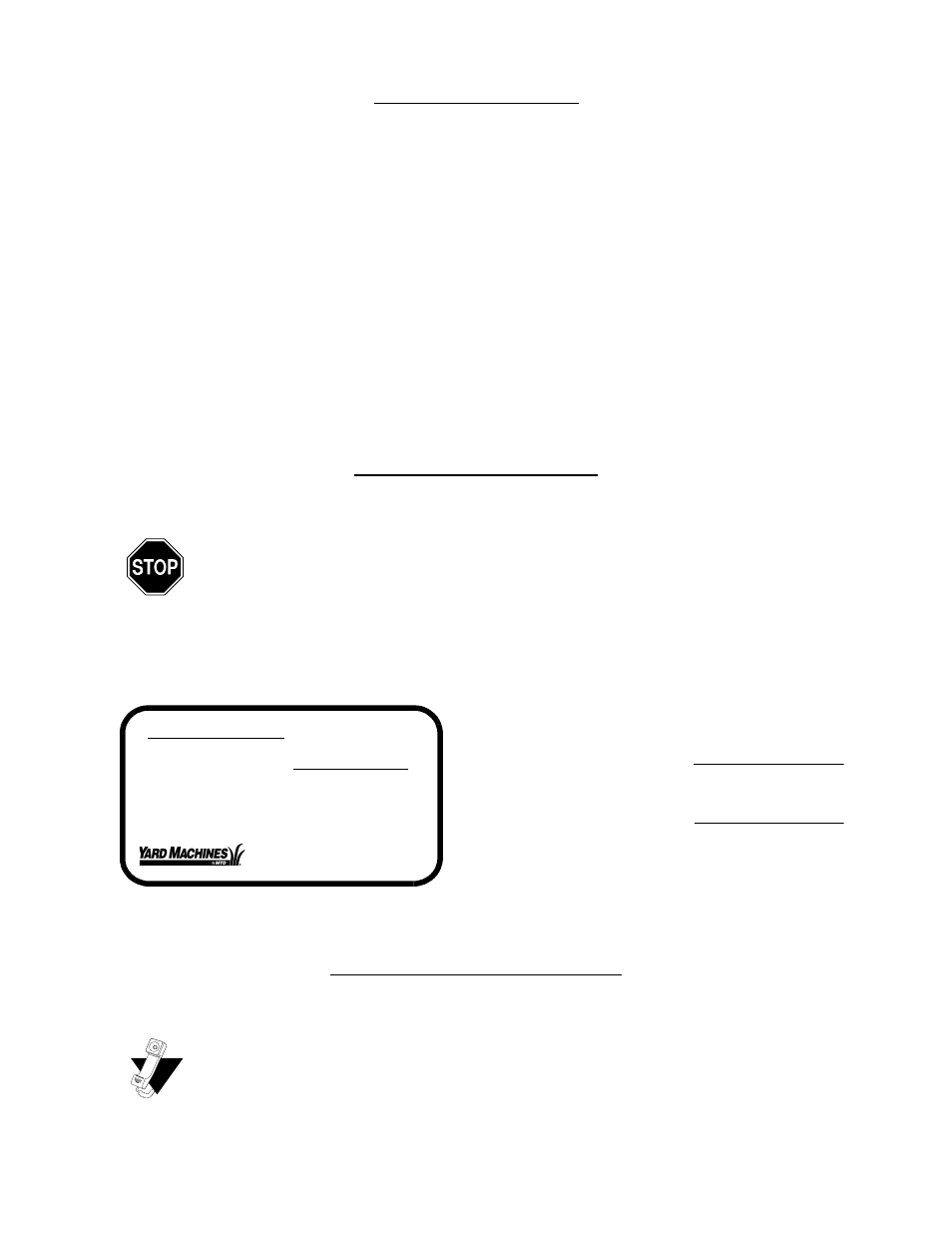 Yard Machines 509 User Manual | Page 2 / 20