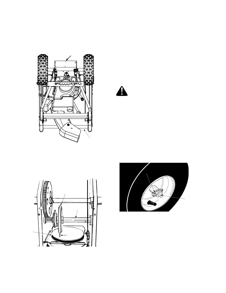 Auger control, Carburetor, Drive wheels | Yard Machines 611 User Manual | Page 14 / 28