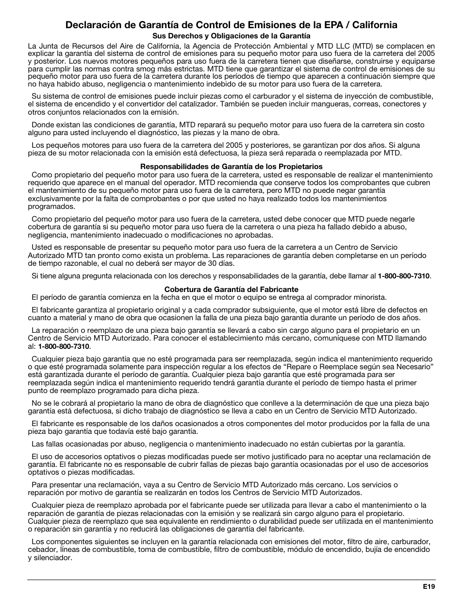 Yard Machines Y765 User Manual | Page 59 / 64