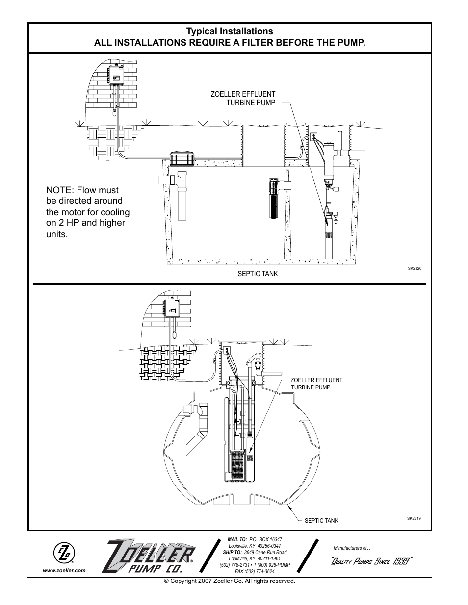 Zoeller FM2102 User Manual | Page 8 / 8