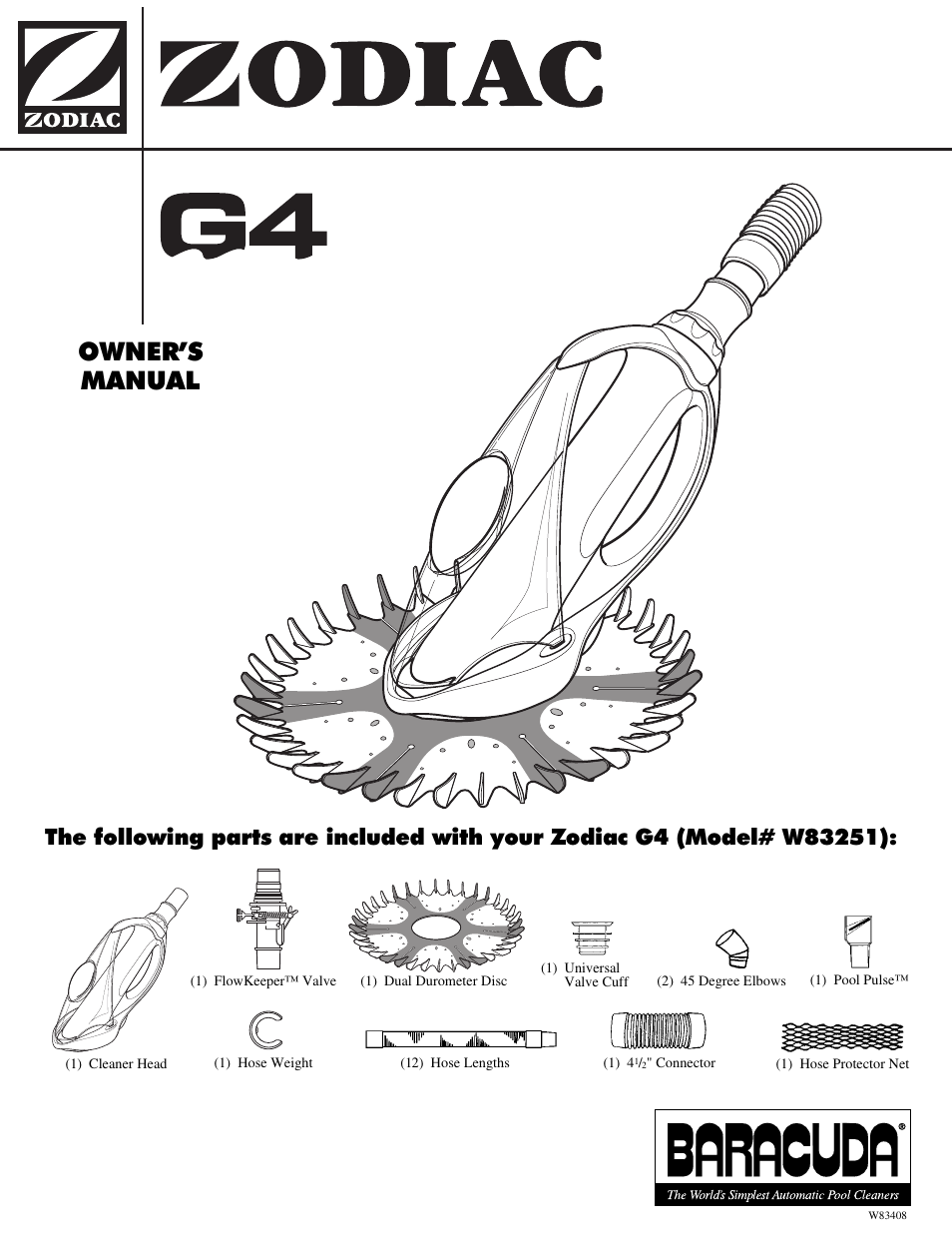 Zodiac International G4 User Manual | 12 pages