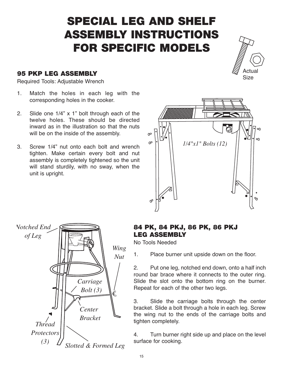 Cooker King Cooker King Kooker OUTDOOR COOKER User Manual | Page 15 / 24