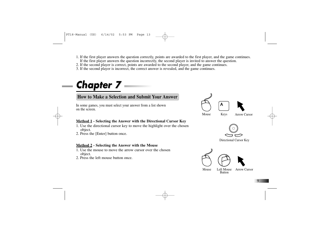 Chapter 7 | Yakumo Accelerator PC Trainer Plus PT18 User Manual | Page 13 / 31