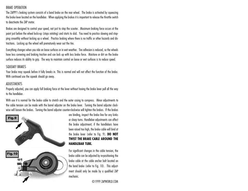 Zap ELECTRIC SCOOTER User Manual | Page 18 / 22