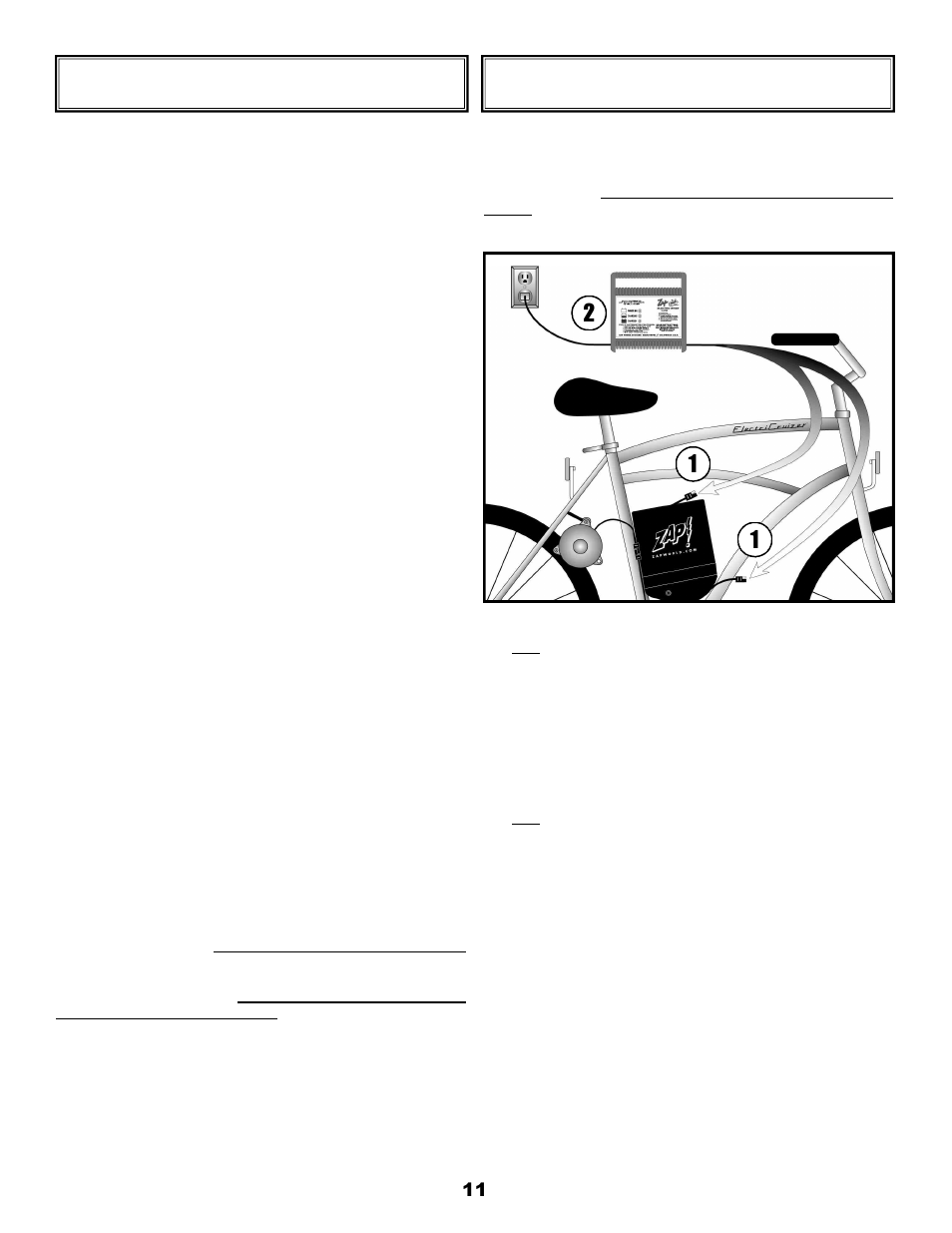 Operations and features charging | Zap DX User Manual | Page 13 / 22