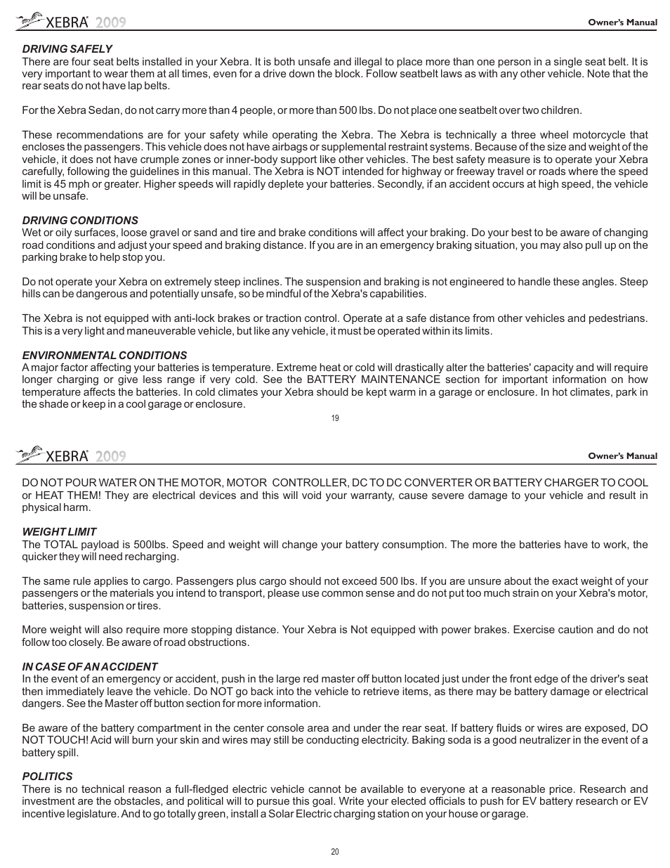 Zap XEBRA D555 User Manual | Page 10 / 16