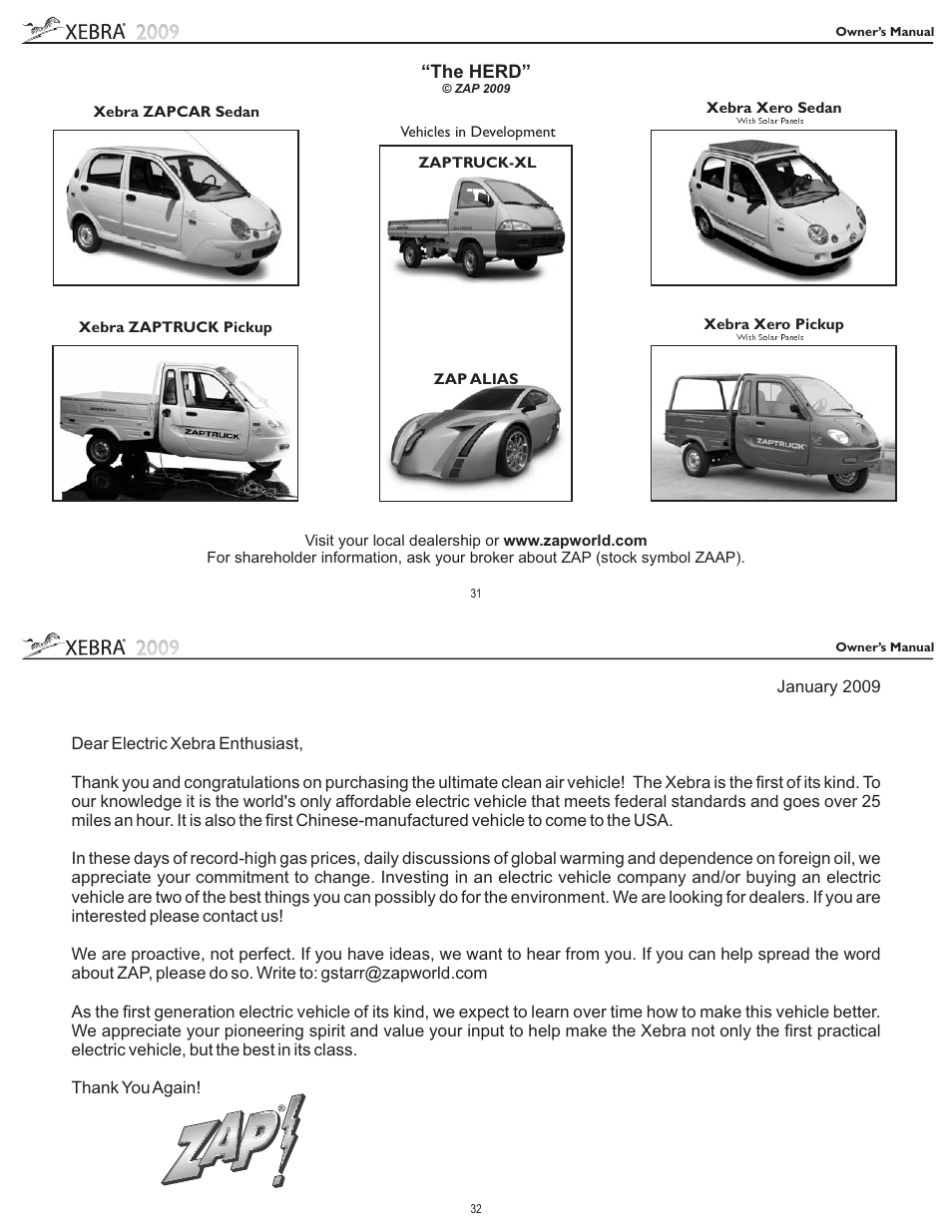 Zap XEBRA D555 User Manual | Page 16 / 16