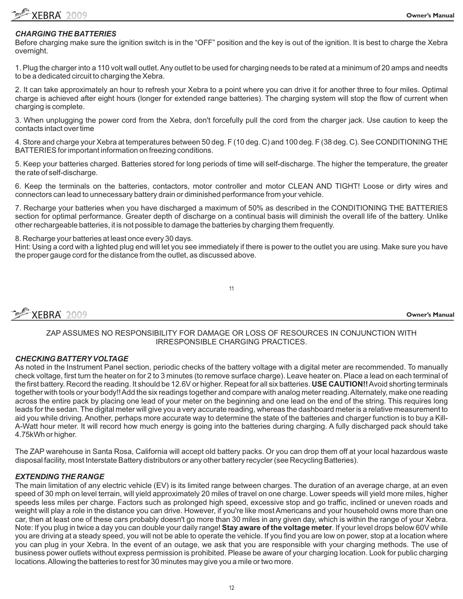 Zap XEBRA D555 User Manual | Page 6 / 16