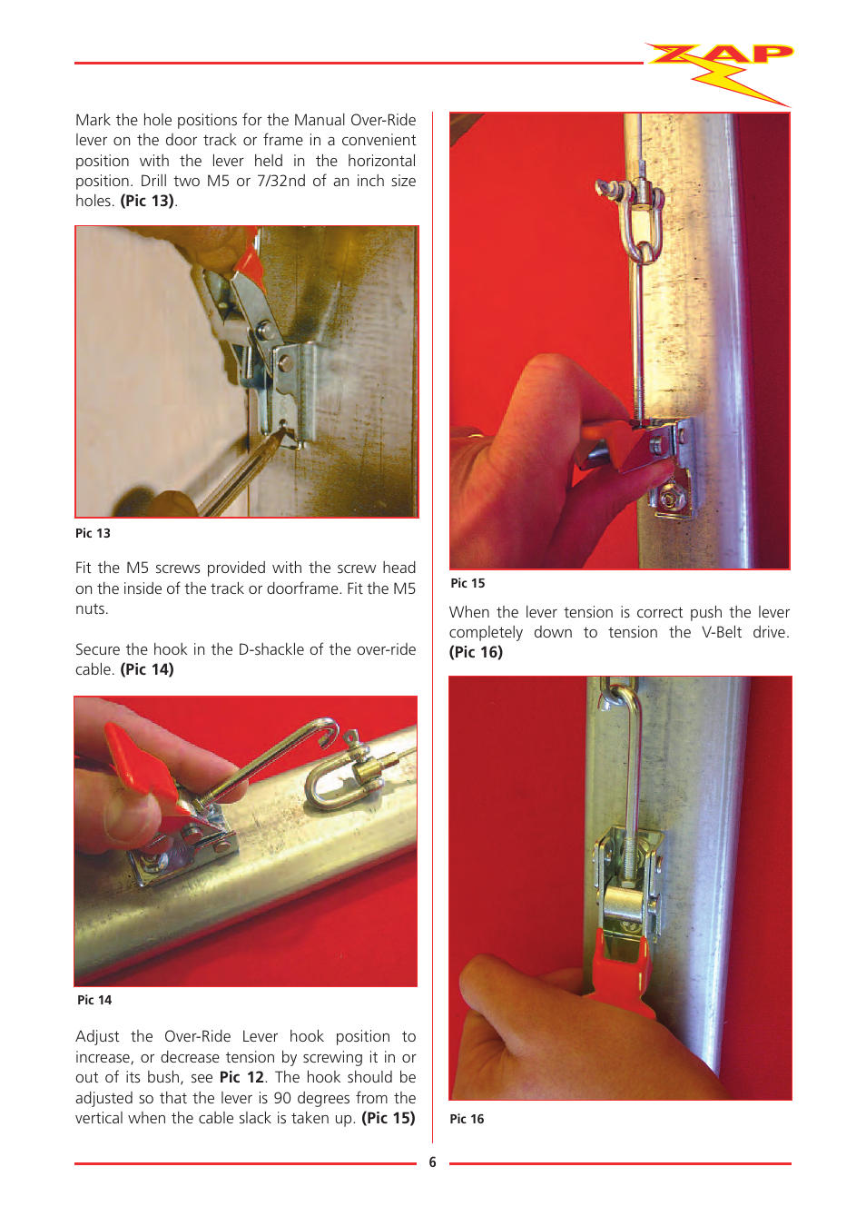 Zap JACKSHAFT MOTOR-CONTROL SYSTEM 815-RL User Manual | Page 11 / 28