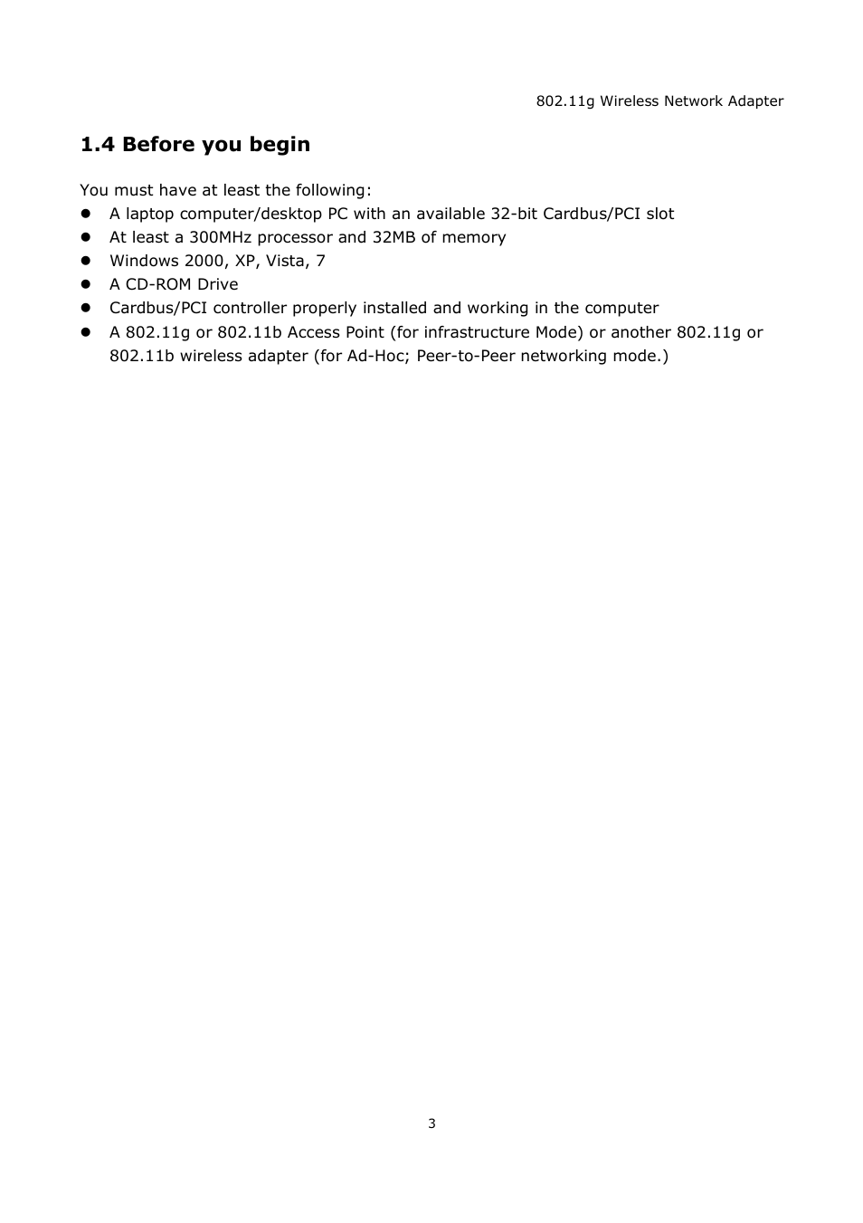 4 before you begin | Zonet Technology ZEW1605A User Manual | Page 5 / 18