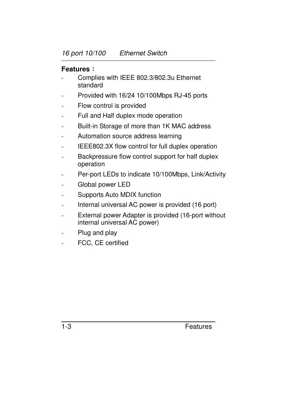 Zonet Technology 16 port 10/100 User Manual | Page 4 / 10