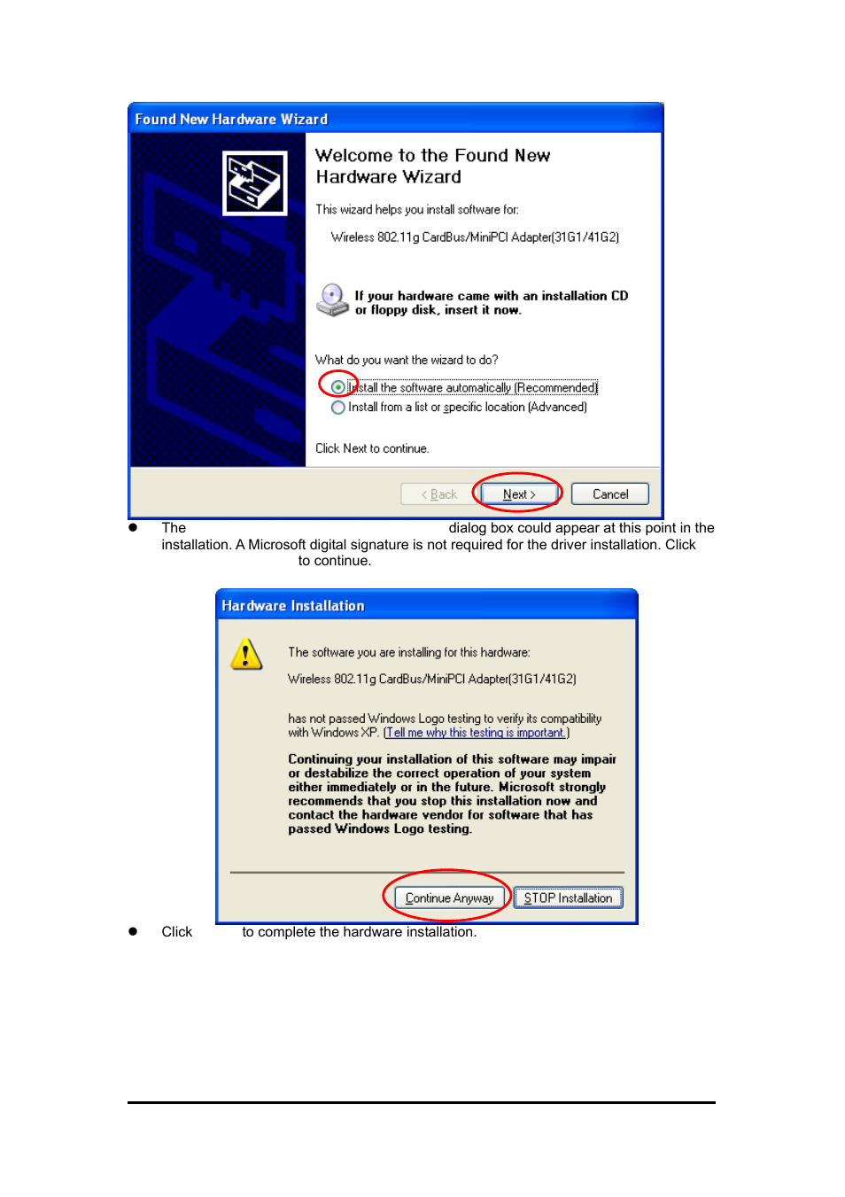 Zonet Technology 802.11 g 54Mbps Wireless LAN CardBus Adapter User Manual | Page 40 / 67