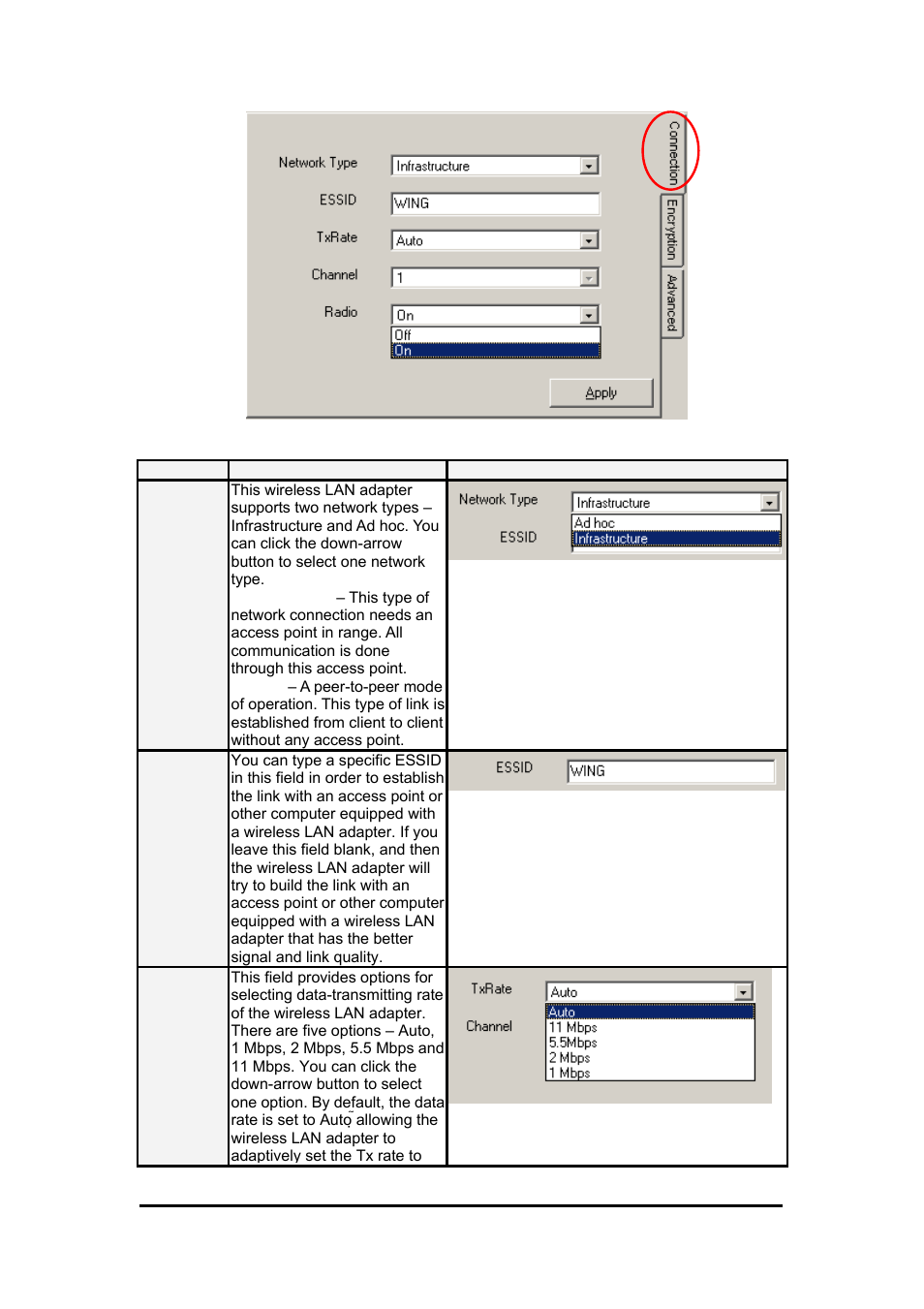 Zonet Technology 802.11 g 54Mbps Wireless LAN CardBus Adapter User Manual | Page 50 / 67