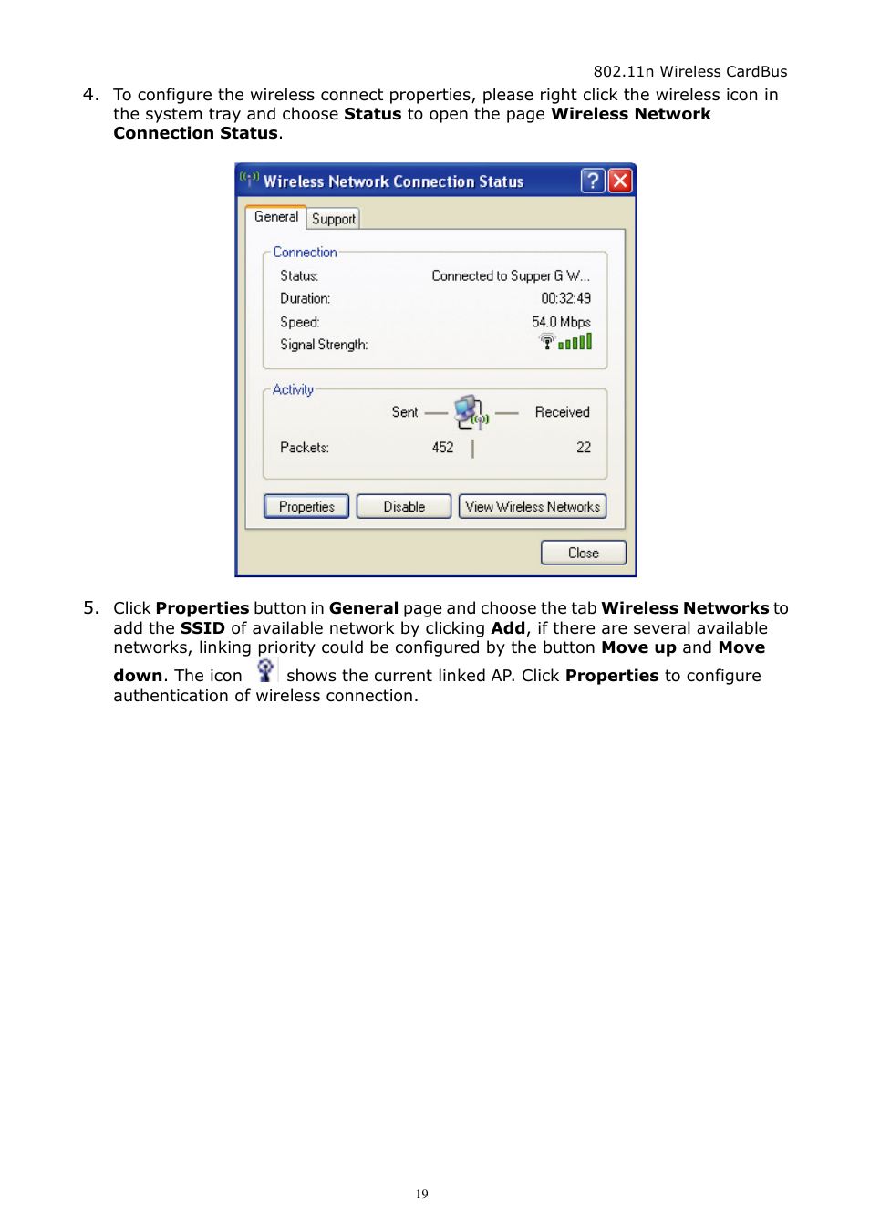 Zonet Technology ZEW1542 User Manual | Page 22 / 30