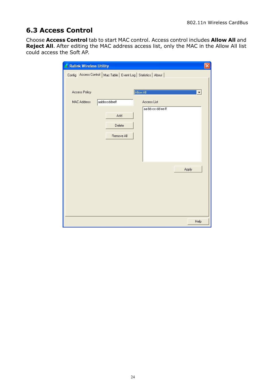3 access control | Zonet Technology ZEW1542 User Manual | Page 27 / 30