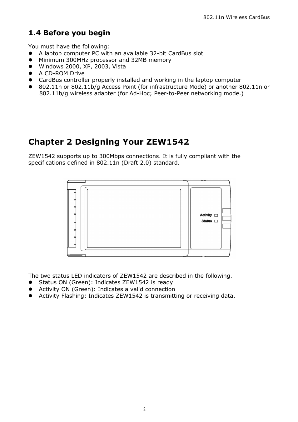 4 before you begin | Zonet Technology ZEW1542 User Manual | Page 5 / 30