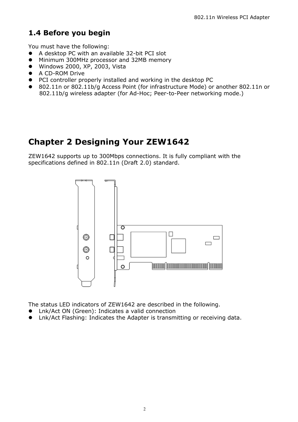4 before you begin | Zonet Technology ZEW1642 User Manual | Page 5 / 30
