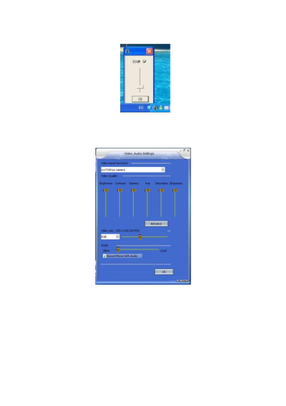 For vicam | Zonet Technology ZVC7100 User Manual | Page 11 / 12
