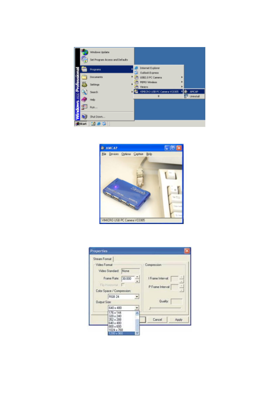 Check the hardware is working and related settings | Zonet Technology ZVC7100 User Manual | Page 8 / 12