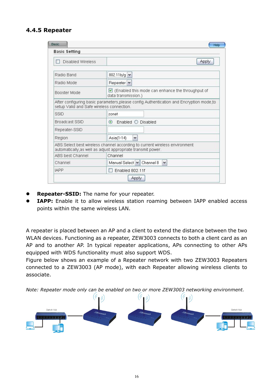 Zonet Technology ZEW3003 User Manual | Page 18 / 28