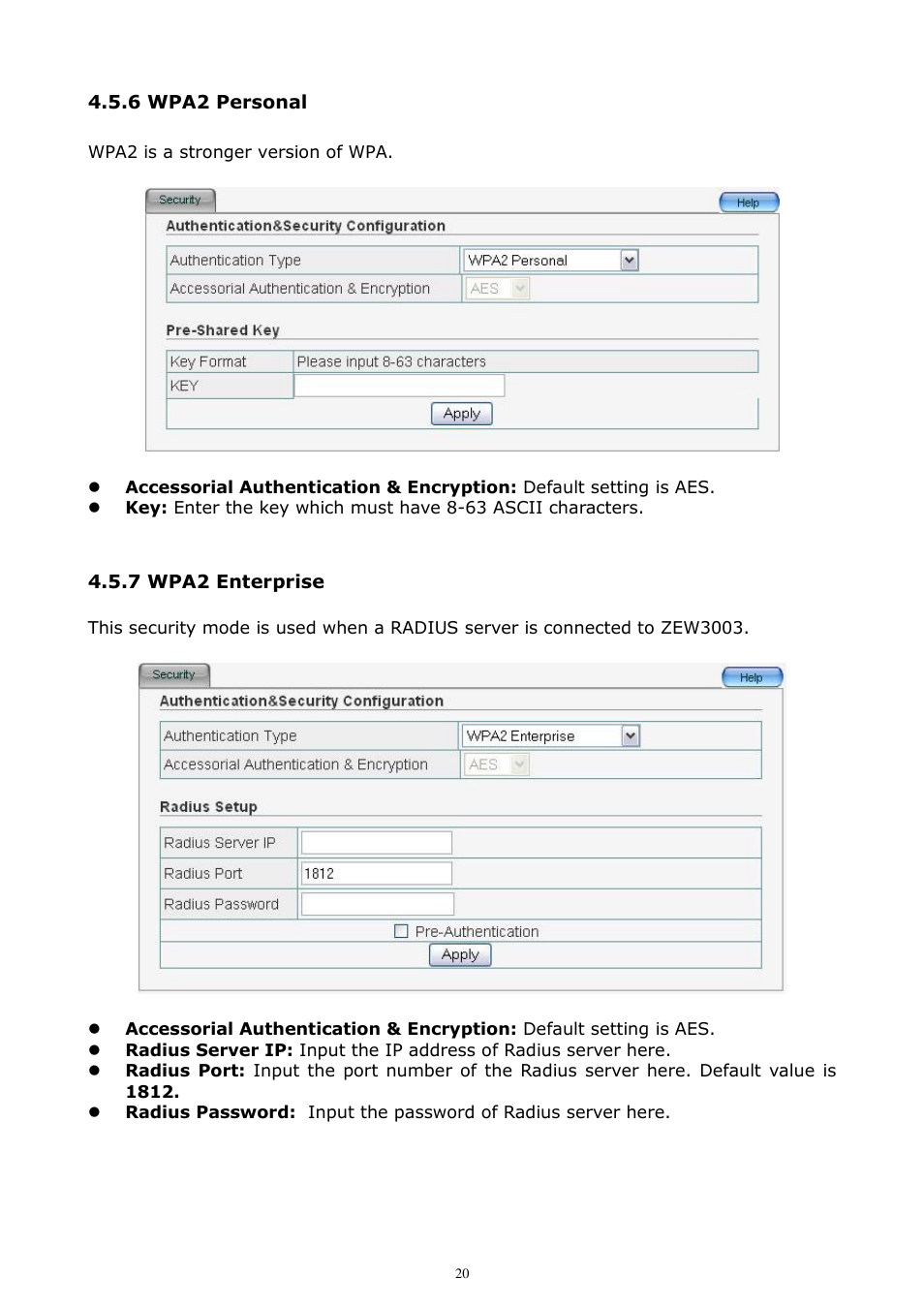 Zonet Technology ZEW3003 User Manual | Page 22 / 28