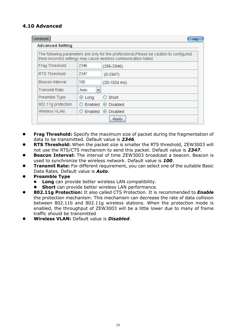 Zonet Technology ZEW3003 User Manual | Page 26 / 28