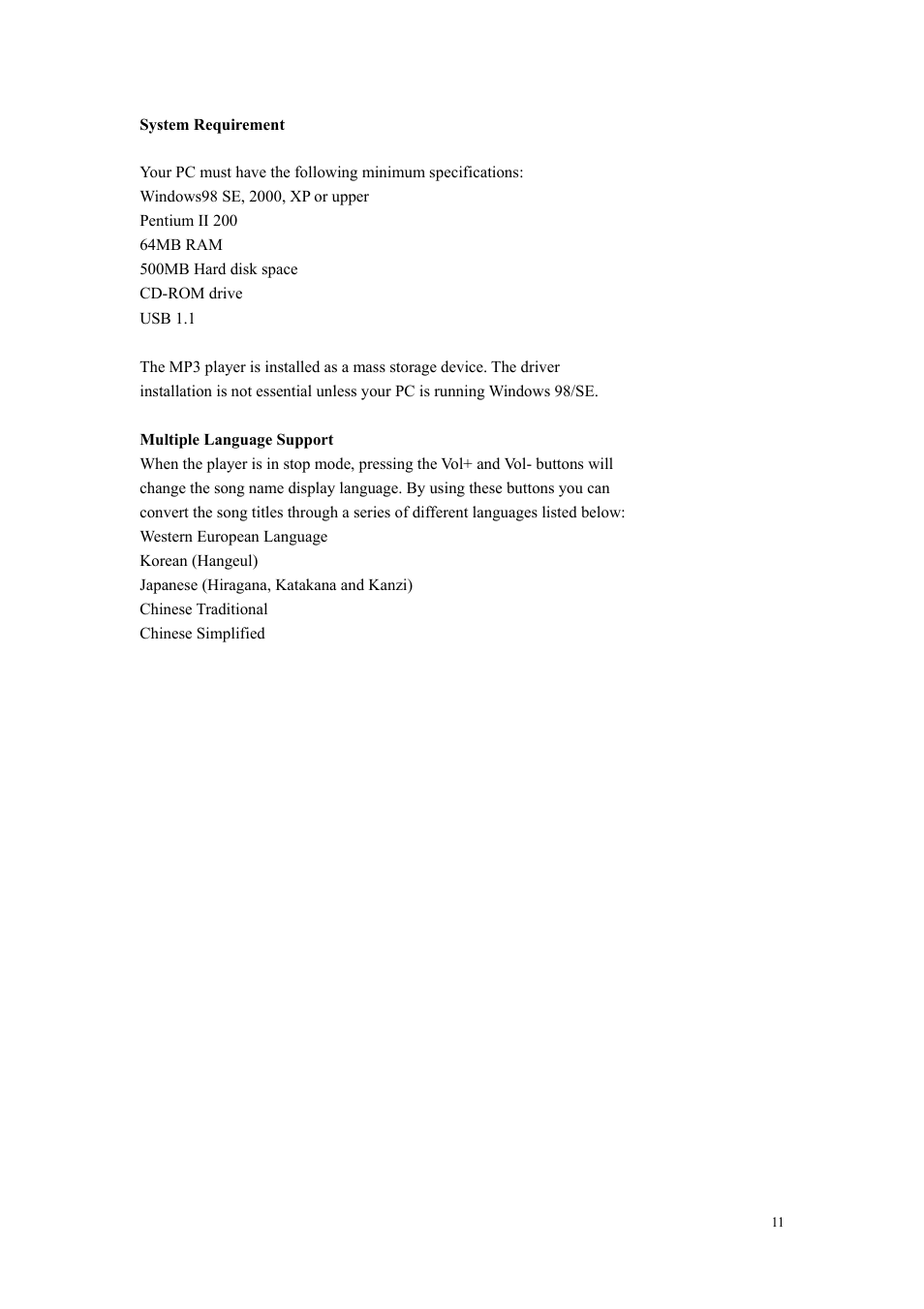 Yamakawa MR-240 User Manual | Page 11 / 29