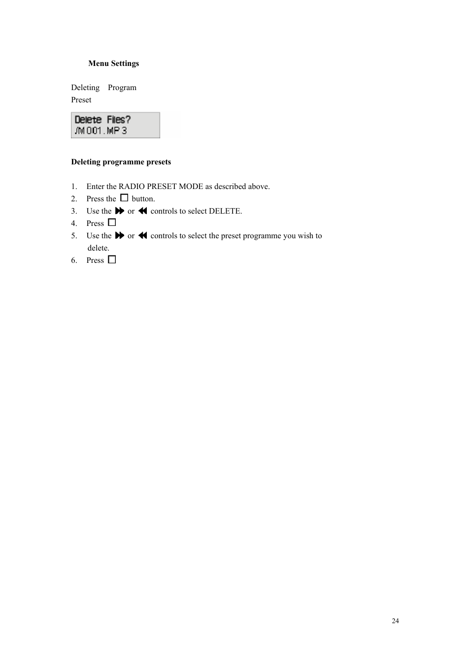 Yamakawa MR-240 User Manual | Page 24 / 29
