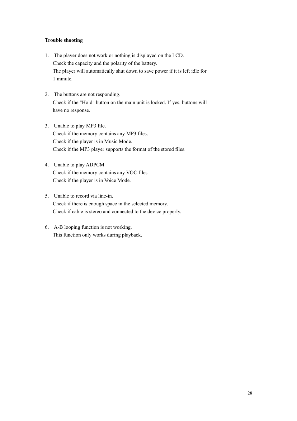 Yamakawa MR-240 User Manual | Page 28 / 29