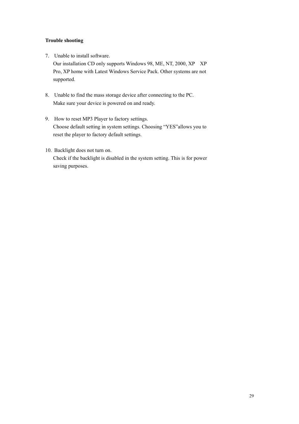 Yamakawa MR-240 User Manual | Page 29 / 29