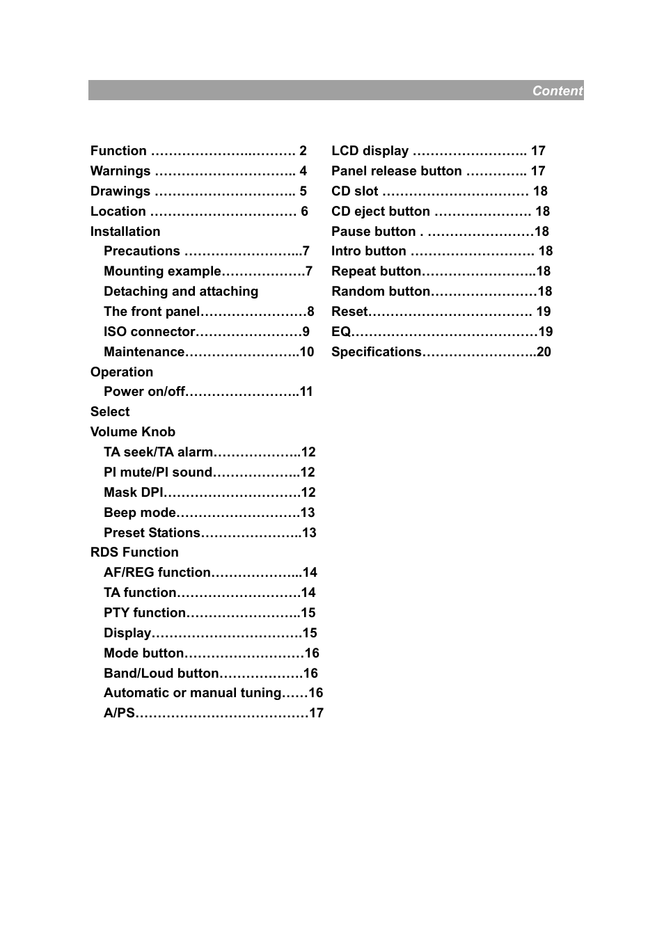 Yamakawa M2150 User Manual | Page 3 / 21
