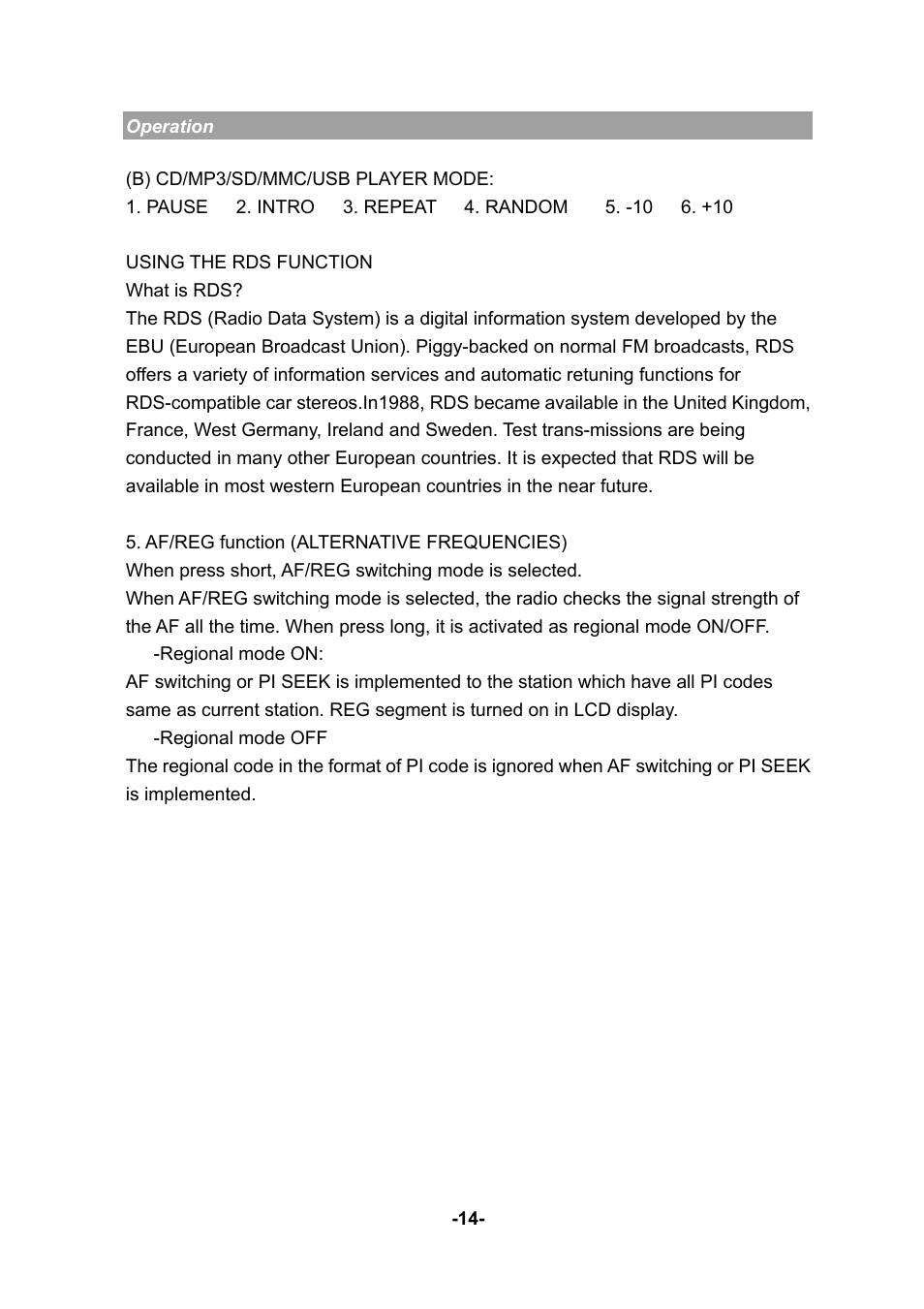 Yamakawa M2180 User Manual | Page 14 / 24