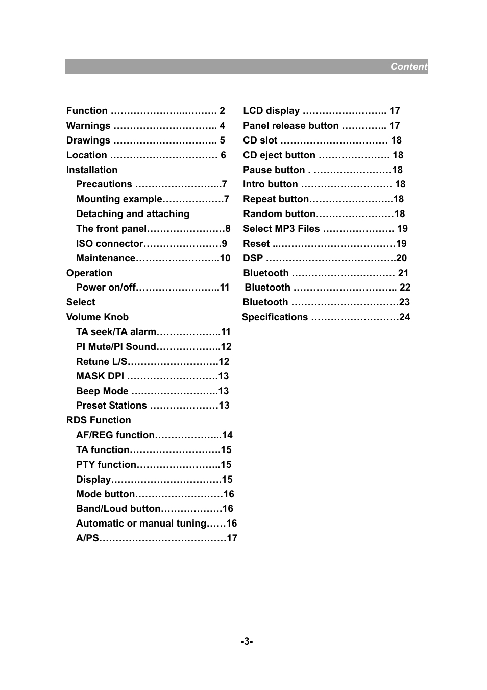 Yamakawa M2180 User Manual | Page 3 / 24