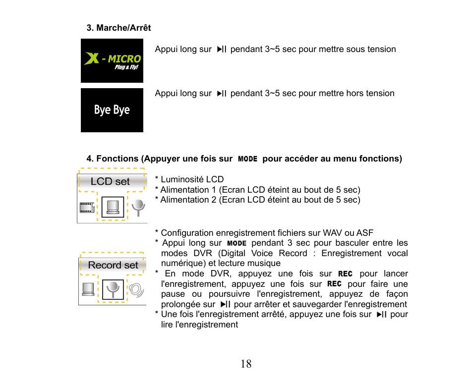 X-Micro Tech. XMP3-M256F User Manual | Page 19 / 72