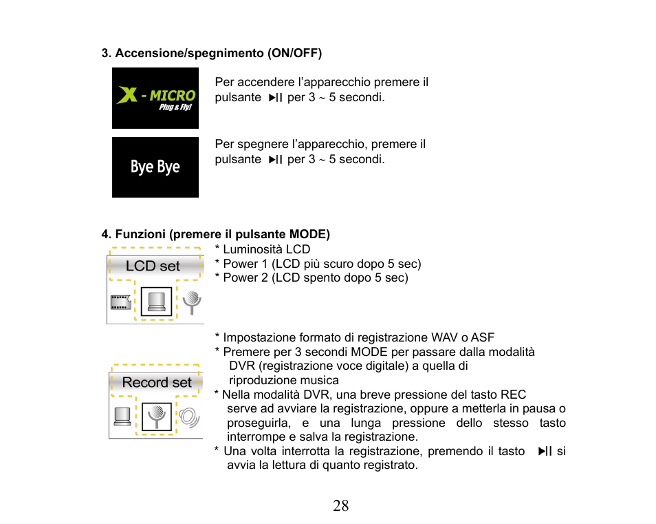 X-Micro Tech. XMP3-M256F User Manual | Page 29 / 72