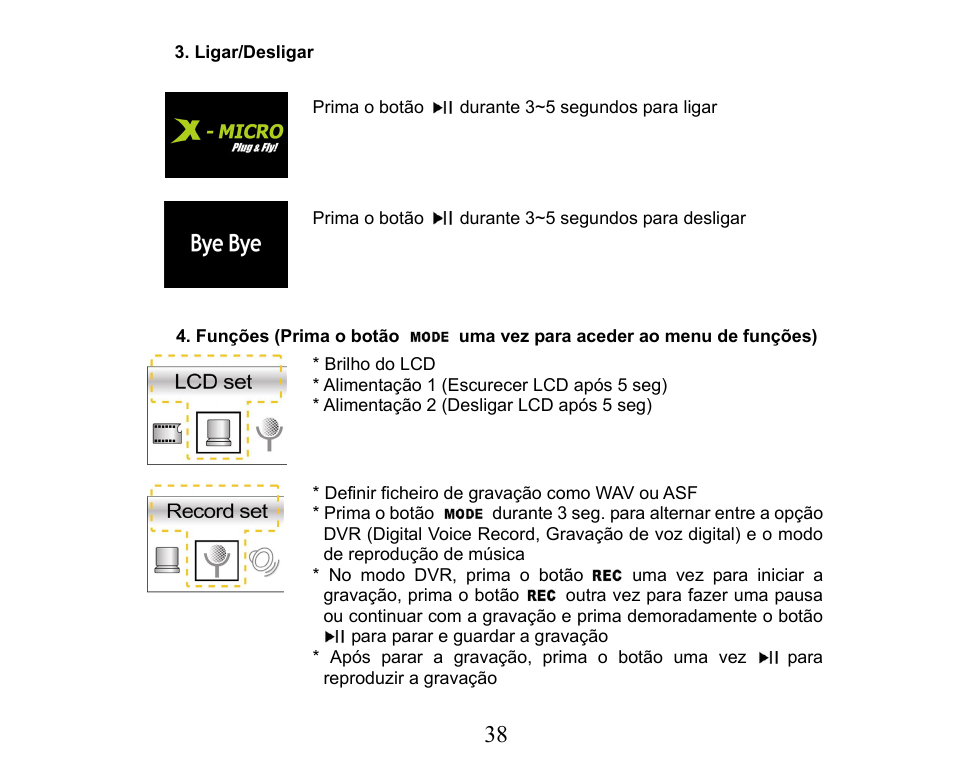 X-Micro Tech. XMP3-M256F User Manual | Page 39 / 72