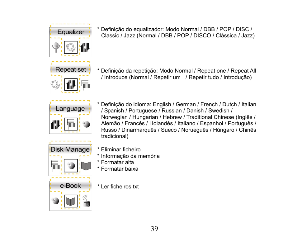 X-Micro Tech. XMP3-M256F User Manual | Page 40 / 72