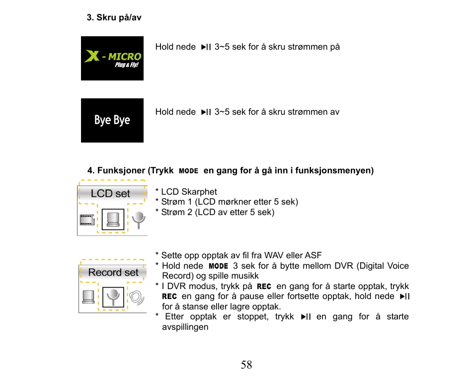 X-Micro Tech. XMP3-M256F User Manual | Page 59 / 72