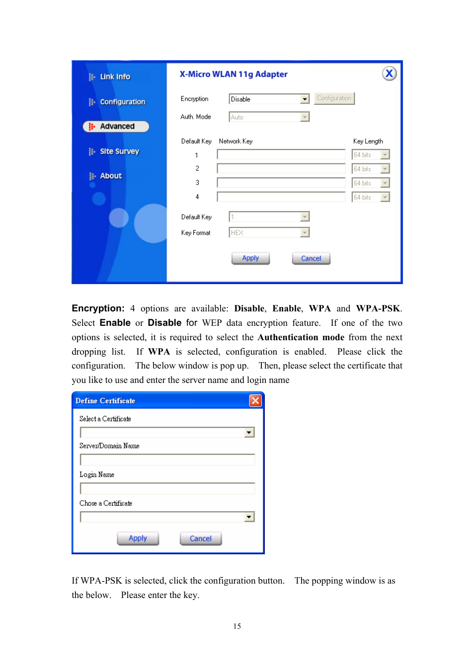 X-Micro Tech. PCI Adapter fxmicro User Manual | Page 15 / 23