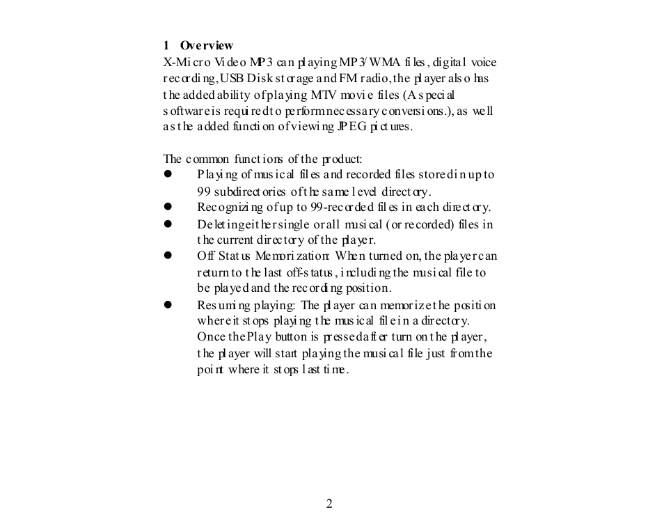 X-Micro Tech. 400 User Manual | Page 3 / 59