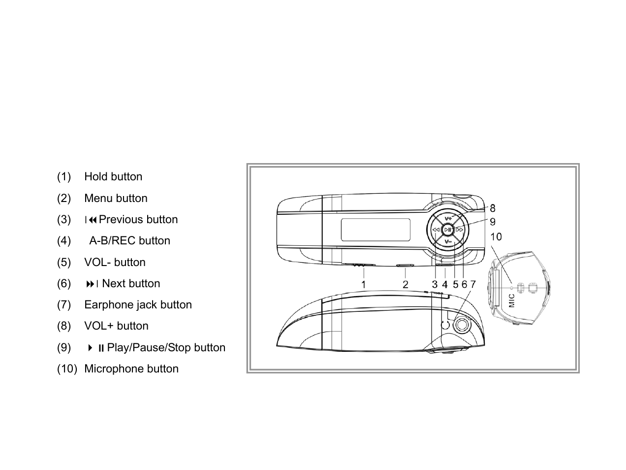 Basic operation, 1button and functions | X-Micro Tech. EVA 130 User Manual | Page 11 / 27