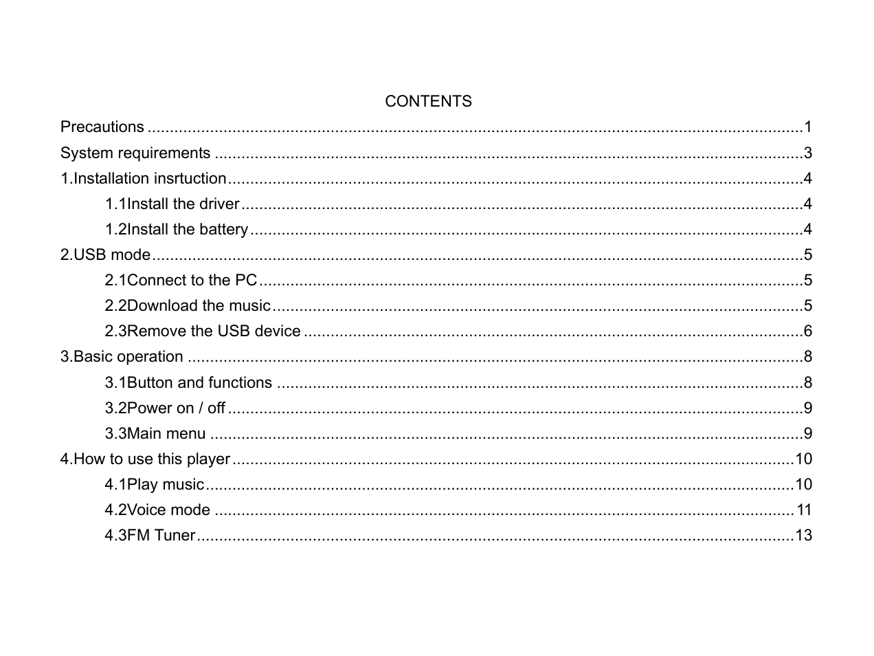 X-Micro Tech. EVA 130 User Manual | Page 2 / 27