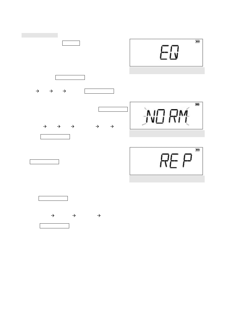 Menu operation | X-Micro Tech. EPIC User Manual | Page 11 / 19