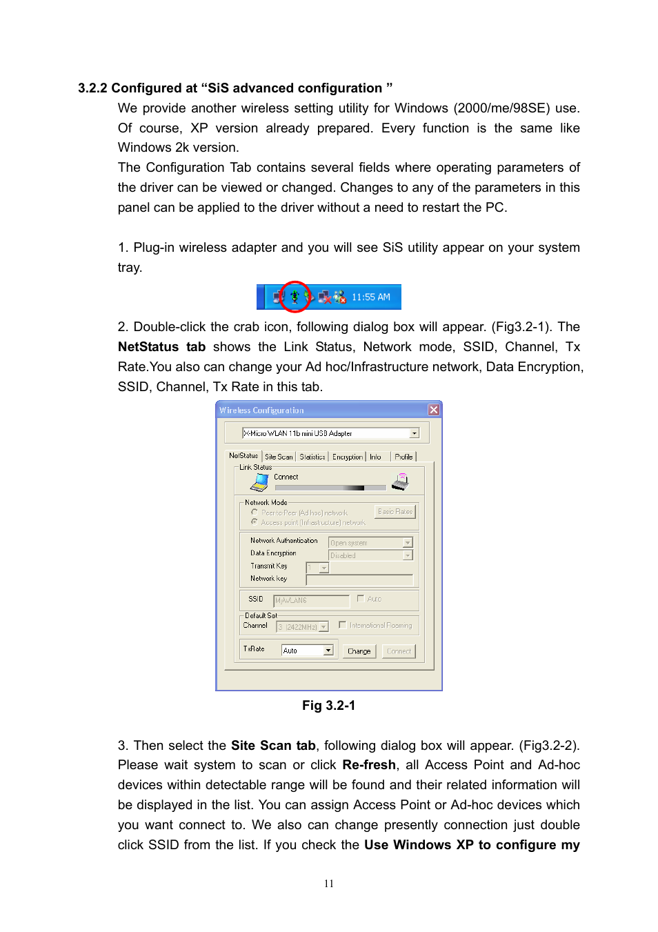 X-Micro Tech. 11b mini User Manual | Page 12 / 22