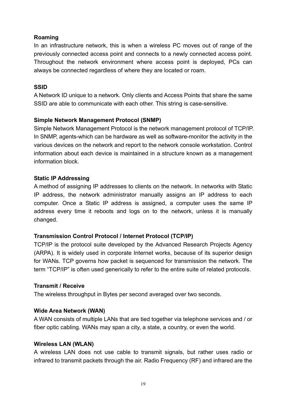 X-Micro Tech. 11b mini User Manual | Page 20 / 22