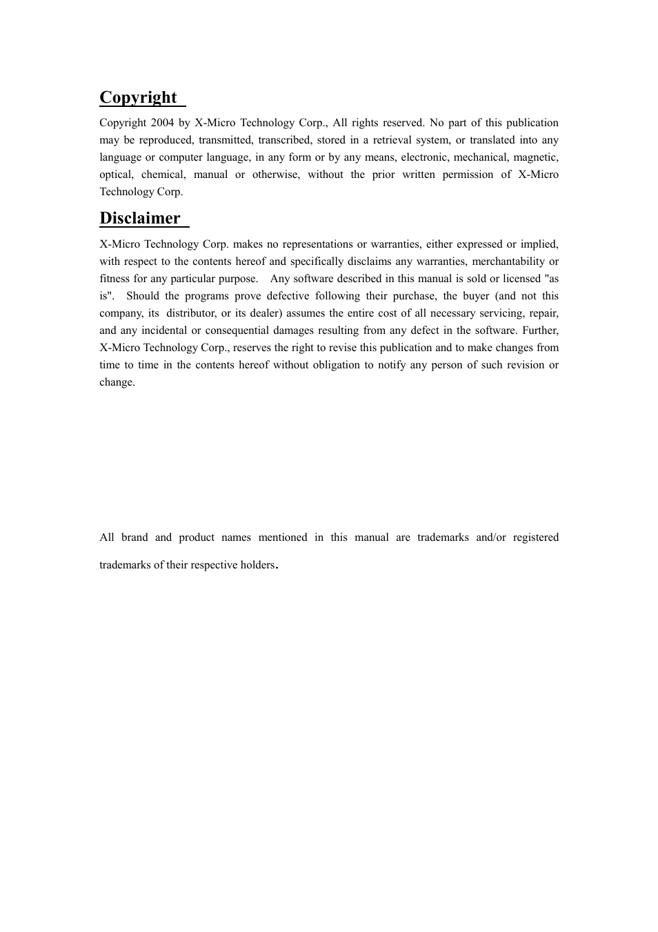 X-Micro Tech. USB2.0 Flash Stick User Manual | Page 2 / 12