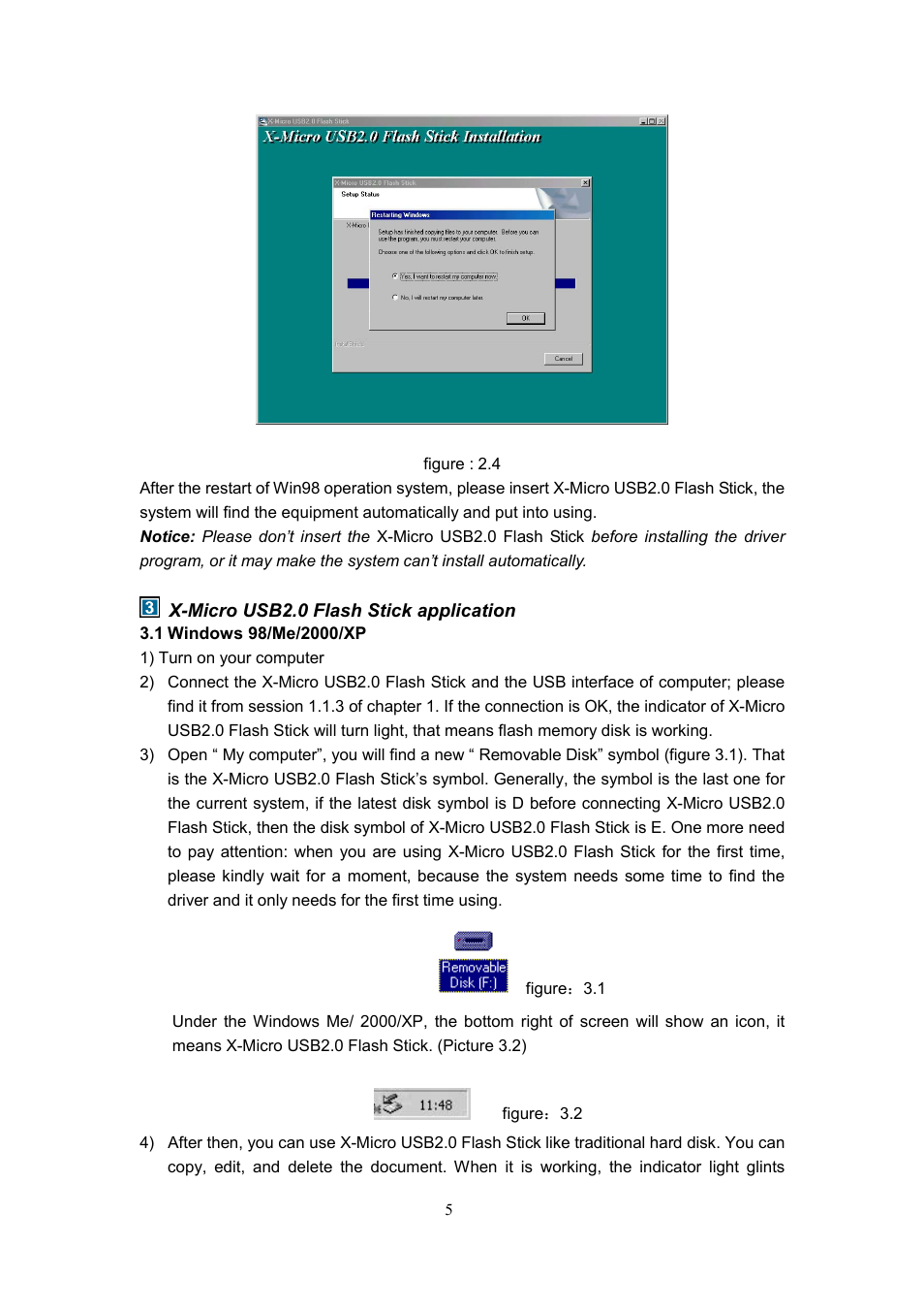 X-Micro Tech. USB2.0 Flash Stick User Manual | Page 7 / 12