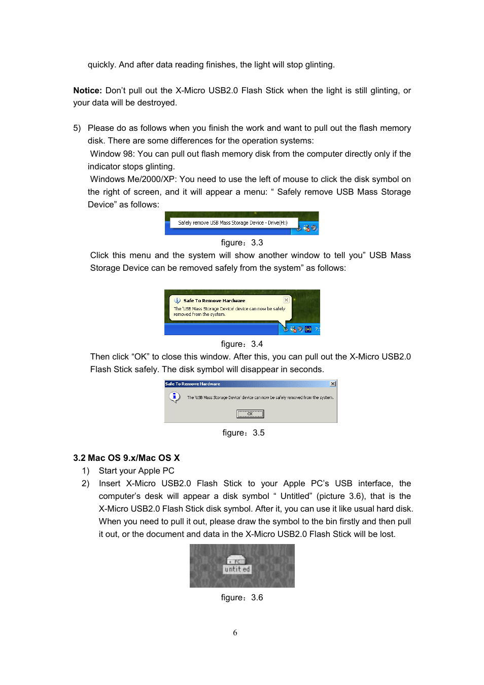 X-Micro Tech. USB2.0 Flash Stick User Manual | Page 8 / 12