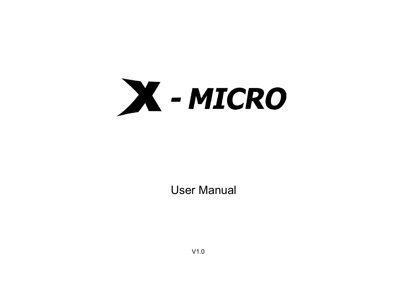 X-Micro Tech. EVA 310 User Manual | 29 pages